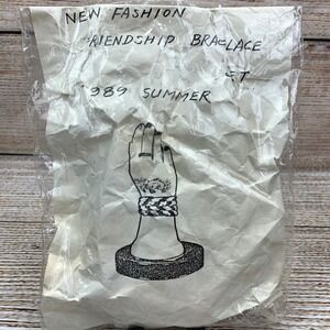Vintage 1989 Summer New Fashion Friendship Bracelet‎ Making Neon